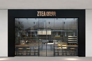 吱茶广州店加盟体验店空间设计·狗子28设计