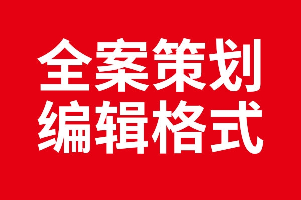 狗子28设计编辑全案策划案例的标准格式
