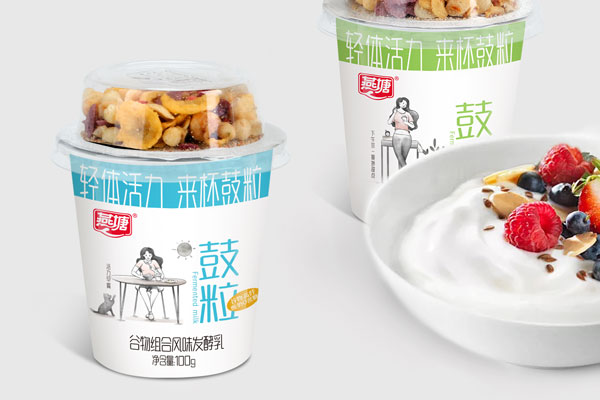 酸奶食品包装设计原创案例x狗子28设计